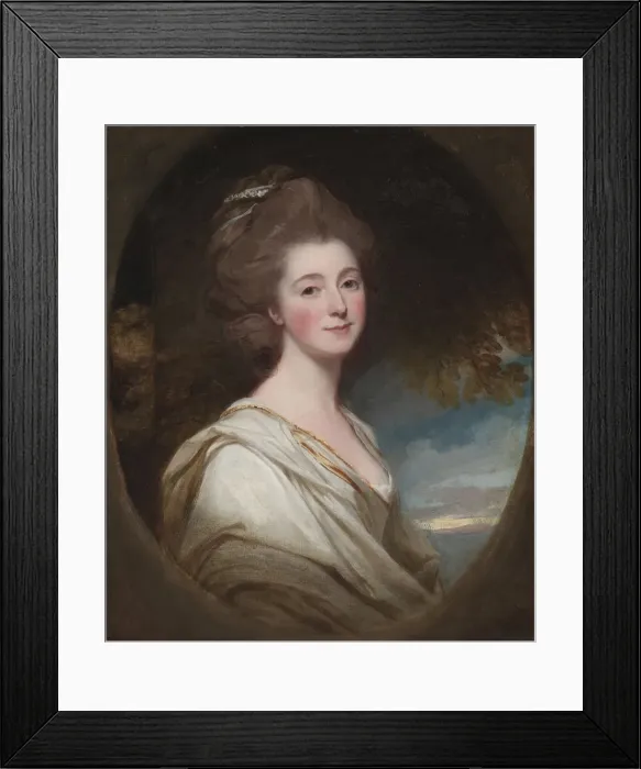Framed Print : Portrait of Jane Hoskyns, c. 1778-1780. Creator: George Romney (British, 1734-1802) Framed Print : Portrait of Jane Hoskyns, c. 1778-1780. Creator: George Romney (British, 1734-1802)