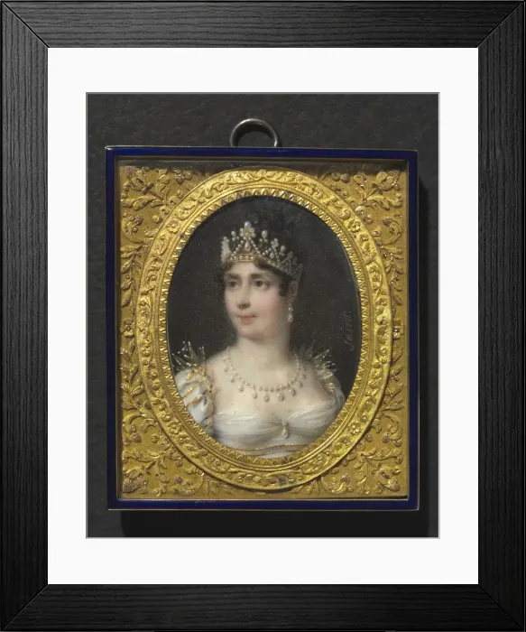Framed Print : Portrait of Josephine de Beauharnais, Empress of the French, c. 1806. Creator Framed Print : Portrait of Josephine de Beauharnais, Empress of the French, c. 1806. Creator