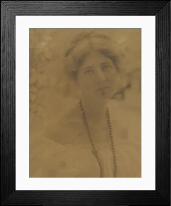 Framed Print : Portrait of Julia Hall McCune (1882-1971), c. 1898. Creator: Ema Spencer (American, 1857-1941) Framed Print : Portrait of Julia Hall McCune (1882-1971), c. 1898. Creator: Ema Spencer (American, 1857-1941)