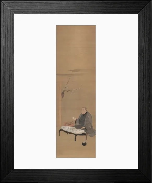 Framed Print : Portrait of Kinokuniya Bunzaemon, 19th century. Creator: Utagawa Toyokuni (Japanese Framed Print : Portrait of Kinokuniya Bunzaemon, 19th century. Creator: Utagawa Toyokuni (Japanese