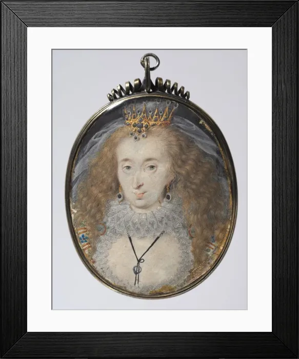 Framed Print : Portrait of Lucy Russell, Countess of Bedford, nee Harrington, c. 1608-1616. Creator Framed Print : Portrait of Lucy Russell, Countess of Bedford, nee Harrington, c. 1608-1616. Creator