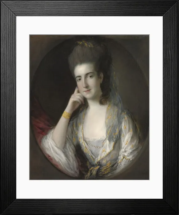 Framed Print : Portrait of Mary Wise, c. 1776. Creator: Thomas Gainsborough (British, 1727-1788) Framed Print : Portrait of Mary Wise, c. 1776. Creator: Thomas Gainsborough (British, 1727-1788)