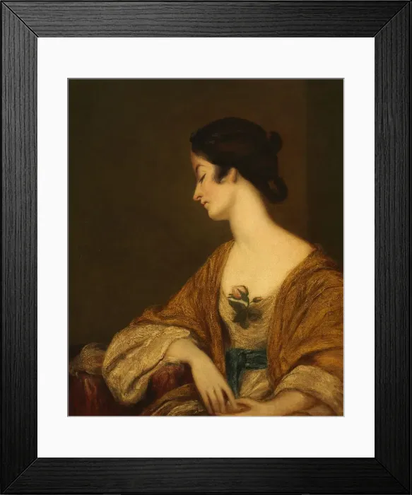 Framed Print : Portrait of Mrs. George Collier, 18th century. Creator: Joshua Reynolds (British, 1723-1792) Framed Print : Portrait of Mrs. George Collier, 18th century. Creator: Joshua Reynolds (British, 1723-1792)