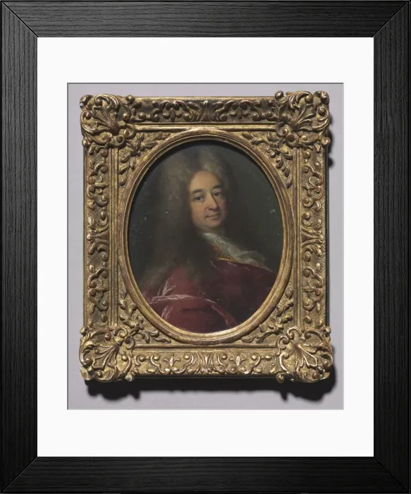 Framed Print : Portrait of Robert Levrac-Tournieres, 1705-1710. Creator: Unknown Framed Print : Portrait of Robert Levrac-Tournieres, 1705-1710. Creator: Unknown