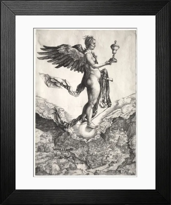 Framed Print : Nemesis, c. 1501-1502. Creator: Albrecht Dürer (German, 1471-1528) Framed Print : Nemesis, c. 1501-1502. Creator: Albrecht Dürer (German, 1471-1528)