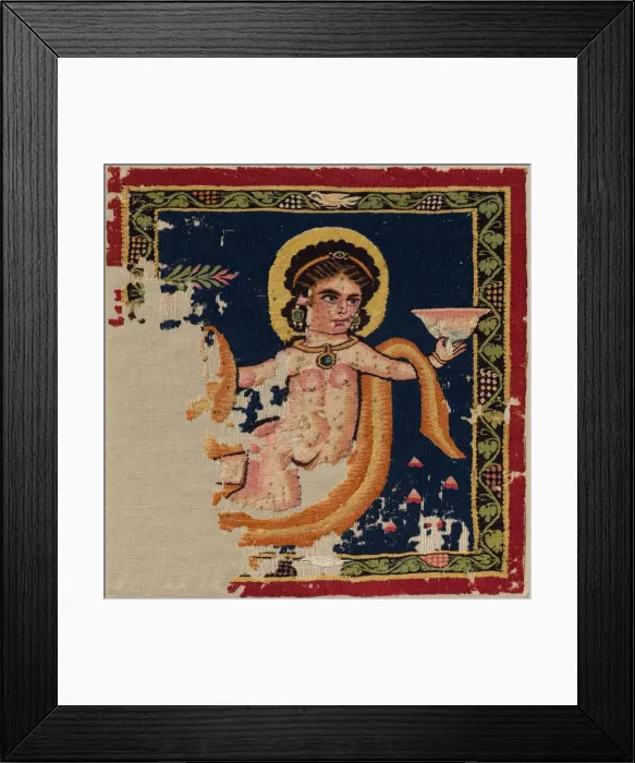 Framed Print : Nereid (Sea-Nymph) from a Hanging, late 300s - 400s. Creator: Unknown Framed Print : Nereid (Sea-Nymph) from a Hanging, late 300s - 400s. Creator: Unknown