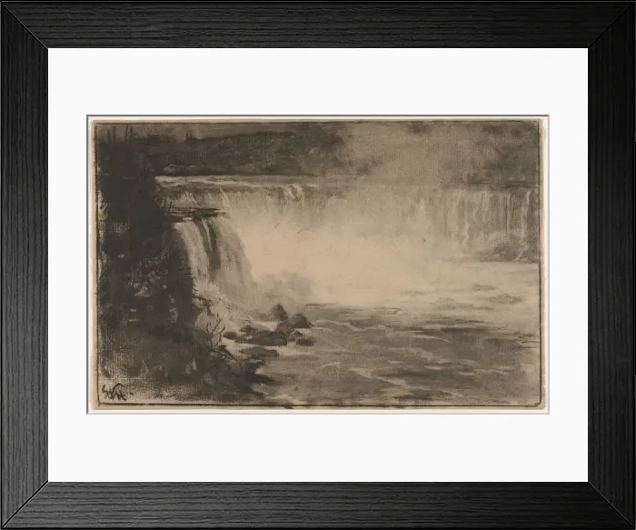 Framed Print : Niagara Falls, 1878. Creator: William Morris Hunt (American, 1824-1879) Framed Print : Niagara Falls, 1878. Creator: William Morris Hunt (American, 1824-1879)