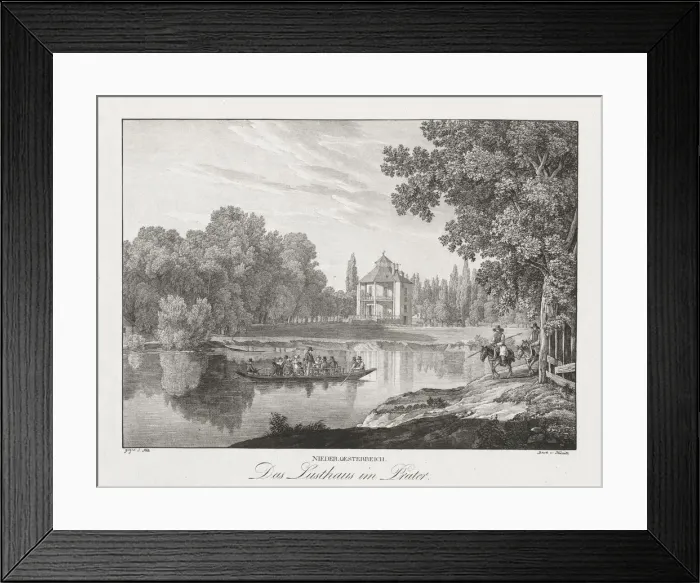 Framed Print : Nieder-oesterreich, Das Lusthaus im Prater. Creator: Jakob Alt (Austrian, 1789-1872) Framed Print : Nieder-oesterreich, Das Lusthaus im Prater. Creator: Jakob Alt (Austrian, 1789-1872)