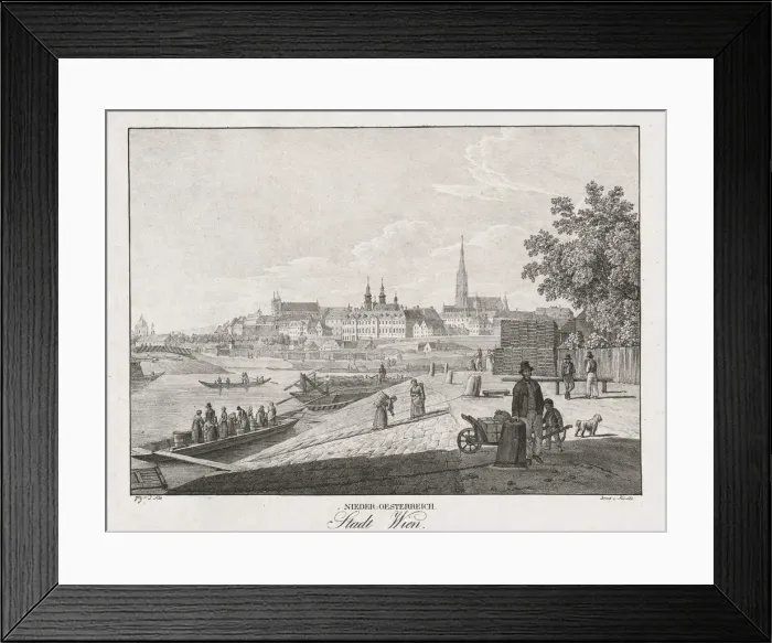 Framed Print : Nieder-oesterreich, Stadt Wien. Creator: Jakob Alt (Austrian, 1789-1872) Framed Print : Nieder-oesterreich, Stadt Wien. Creator: Jakob Alt (Austrian, 1789-1872)