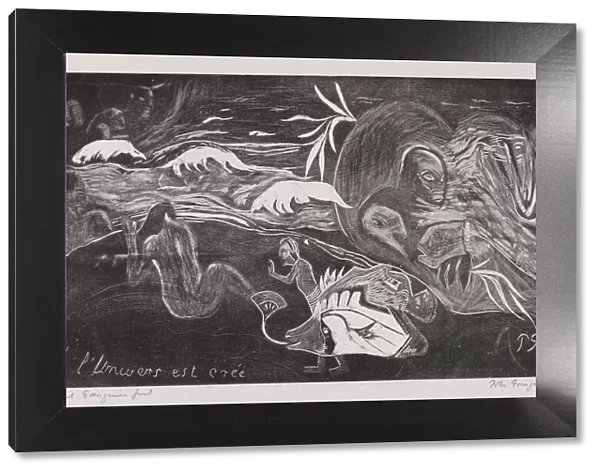 Noa Noa: LUnivers est cree (The Universe is Created), 1893-94. Creator: Paul Gauguin