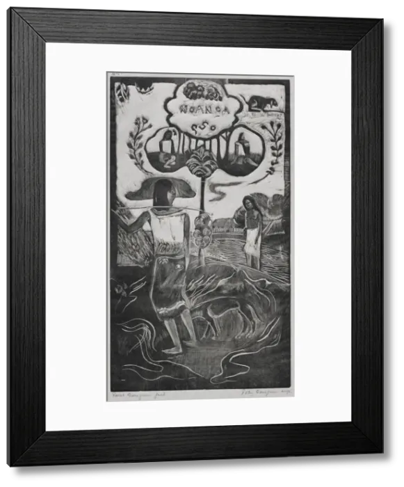 Framed Print : Noa Noa: Noa Noa (Fragrant Scent), 1893 -94. Creator: Paul Gauguin (French, 1848-1903) Framed Print : Noa Noa: Noa Noa (Fragrant Scent), 1893 -94. Creator: Paul Gauguin (French, 1848-1903)
