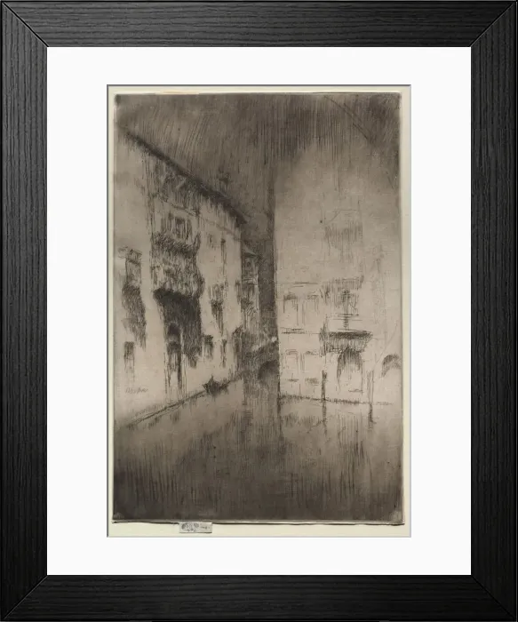 Framed Print : Nocturne: Palaces, 1886. Creator: James McNeill Whistler (American, 1834-1903) Framed Print : Nocturne: Palaces, 1886. Creator: James McNeill Whistler (American, 1834-1903)