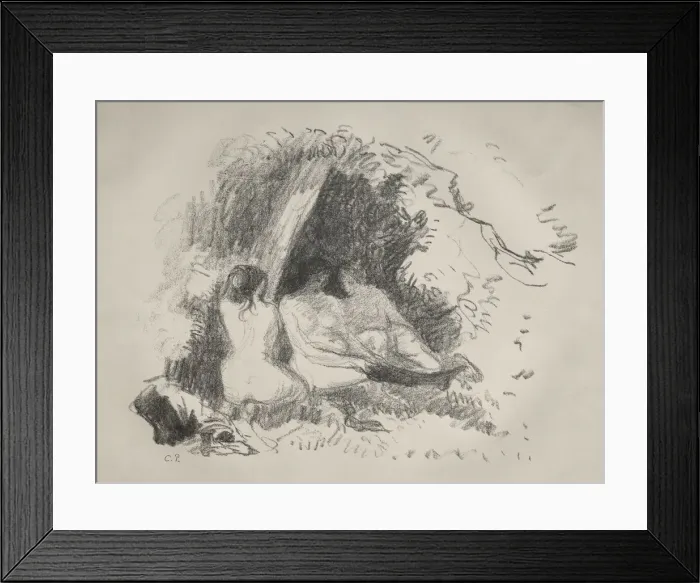 Framed Print : Nude Women, c. 1896. Creator: Camille Pissarro (French, 1830-1903) Framed Print : Nude Women, c. 1896. Creator: Camille Pissarro (French, 1830-1903)