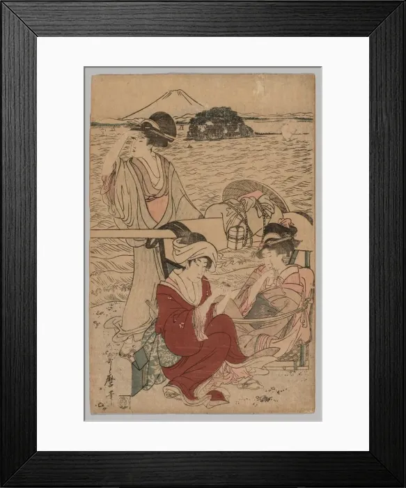 Framed Print : No Title, 1753-1806. Creator: Kitagawa Utamaro (Japanese, 1753?-1806) Framed Print : No Title, 1753-1806. Creator: Kitagawa Utamaro (Japanese, 1753?-1806)