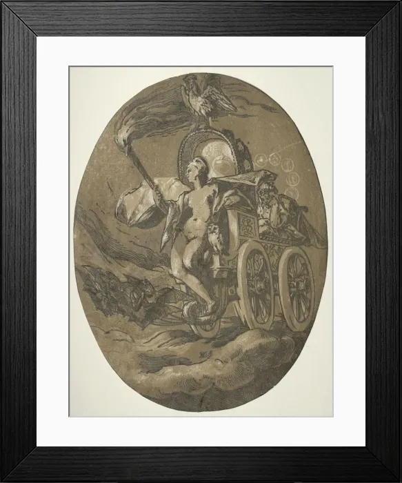 Framed Print : Nox. Creator: Hendrick Goltzius (Dutch, 1558-1617) Framed Print : Nox. Creator: Hendrick Goltzius (Dutch, 1558-1617)