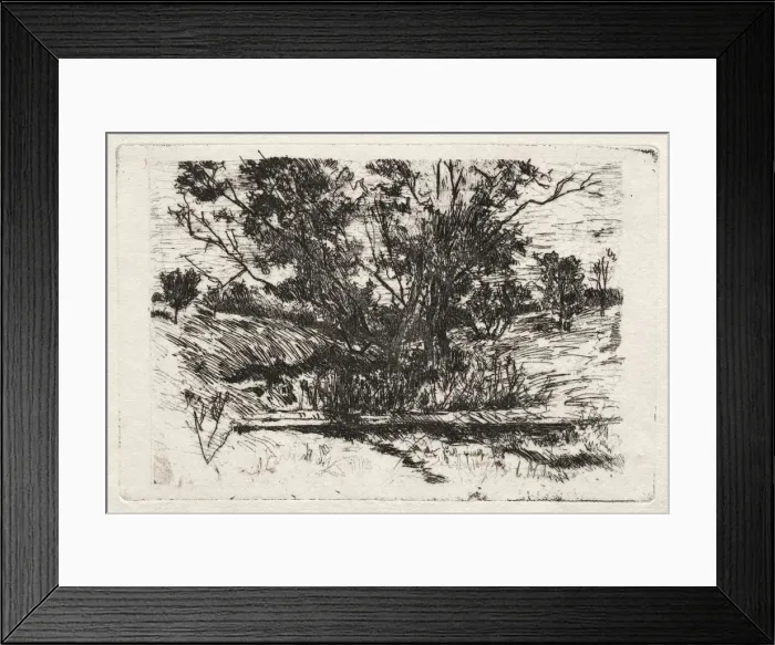 Framed Print : Near Cincinnati, Ohio. Creator: John Henry Twachtman (American, 1853-1902) Framed Print : Near Cincinnati, Ohio. Creator: John Henry Twachtman (American, 1853-1902)