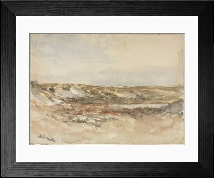 Framed Print : Near Newport. Creator: Homer Dodge Martin (American, 1836-1897) Framed Print : Near Newport. Creator: Homer Dodge Martin (American, 1836-1897)