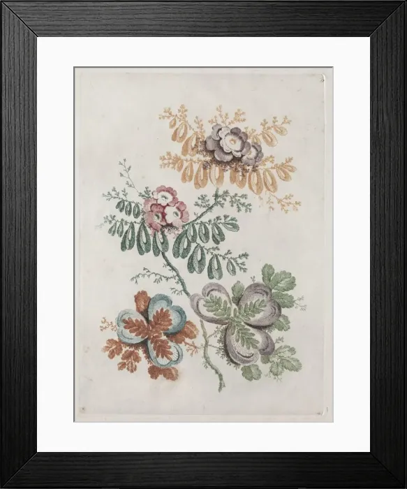 Framed Print : New Suite of Portfolios of Flowers Ideal to Use for Designing and Painting: Floral Fantasies, c Framed Print : New Suite of Portfolios of Flowers Ideal to Use for Designing and Painting: Floral Fantasies, c