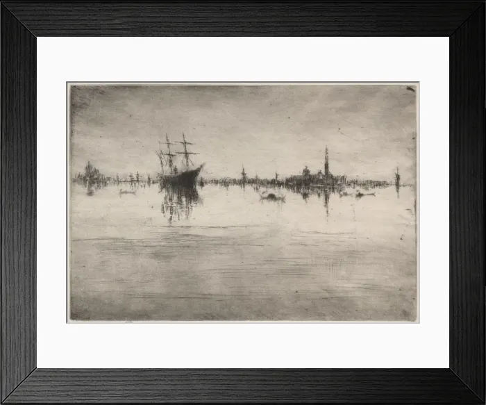 Framed Print : Nocturne, 1879-1880. Creator: James McNeill Whistler (American, 1834-1903) Framed Print : Nocturne, 1879-1880. Creator: James McNeill Whistler (American, 1834-1903)