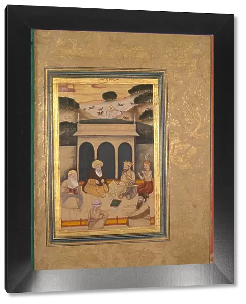 Nobleman Visiting Saint at his Shrine, 17 - 18th century. Creator: Unknown