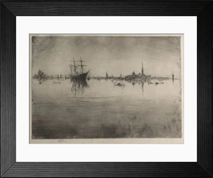 Framed Print : Nocturne, 1880. Creator: James McNeill Whistler (American, 1834-1903) Framed Print : Nocturne, 1880. Creator: James McNeill Whistler (American, 1834-1903)