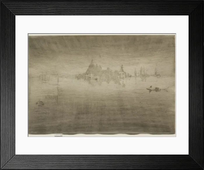 Framed Print : Nocturne: Salute. Creator: James McNeill Whistler (American, 1834-1903) Framed Print : Nocturne: Salute. Creator: James McNeill Whistler (American, 1834-1903)