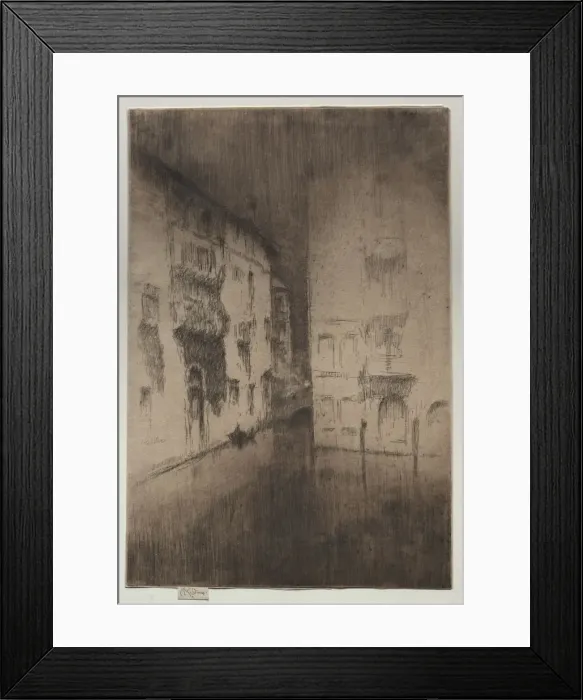 Framed Print : Nocturne: Palaces. Creator: James McNeill Whistler (American, 1834-1903) Framed Print : Nocturne: Palaces. Creator: James McNeill Whistler (American, 1834-1903)