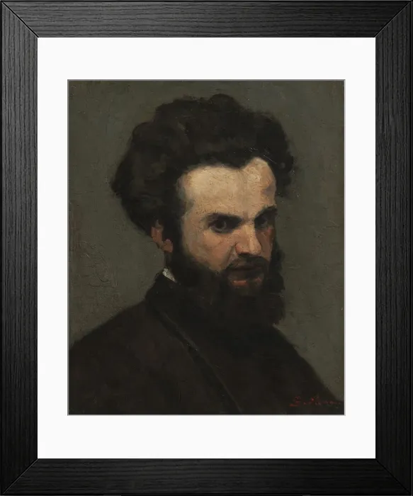 Framed Print : Self-Portrait, c. 1872-1874. Creator: Armand Guillaumin (French, 1841-1927) Framed Print : Self-Portrait, c. 1872-1874. Creator: Armand Guillaumin (French, 1841-1927)