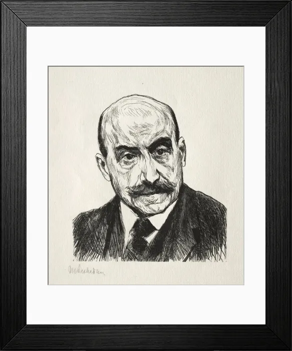 Framed Print : Self-Portrait. Creator: Max Liebermann (German, 1847-1935) Framed Print : Self-Portrait. Creator: Max Liebermann (German, 1847-1935)