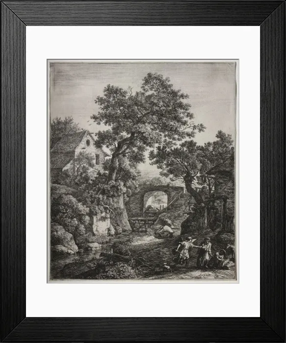 Framed Print : Sephora Circumcising Her Son. Creator: Anthonie Waterloo (Dutch, 1609 / 10-1690) Framed Print : Sephora Circumcising Her Son. Creator: Anthonie Waterloo (Dutch, 1609 / 10-1690)