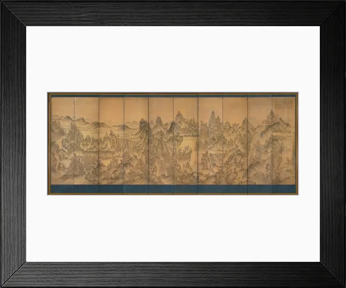 Framed Print : Seven Jeweled Mountain, late 1800s. Creator: Unknown Framed Print : Seven Jeweled Mountain, late 1800s. Creator: Unknown