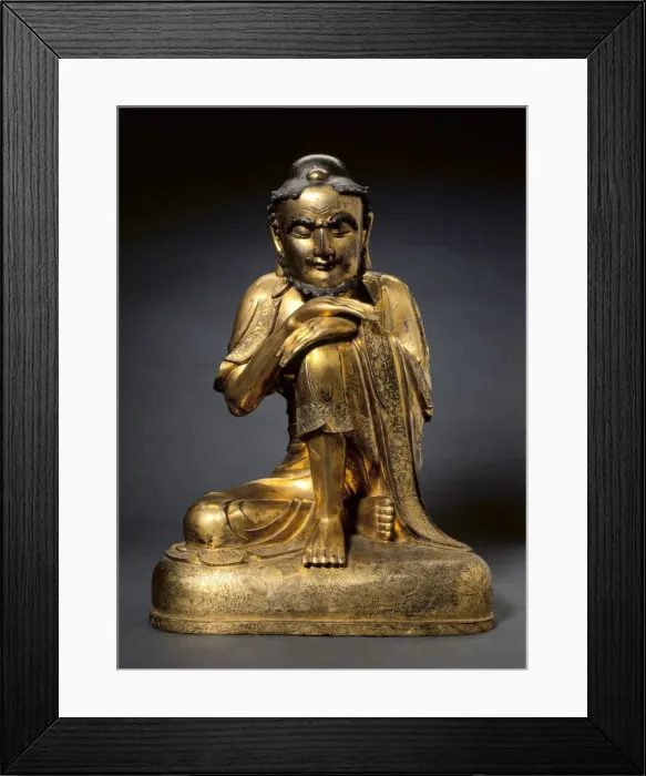 Framed Print : Shakyamuni as an Ascetic, early 1300s. Creator: Unknown Framed Print : Shakyamuni as an Ascetic, early 1300s. Creator: Unknown