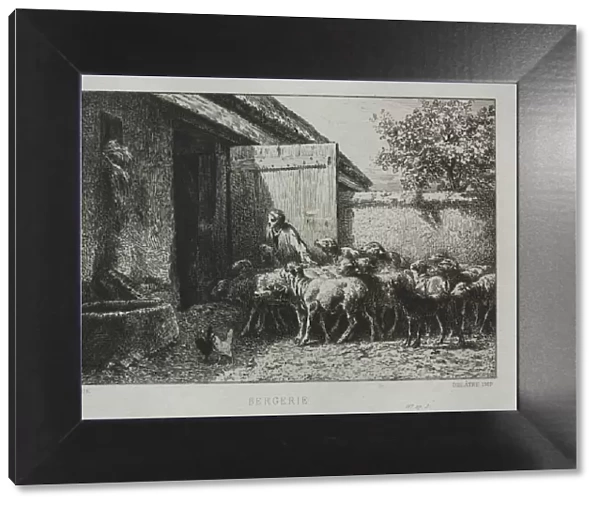 Sheepfold. Creator: Charles-Emile Jacque (French, 1813-1894)
