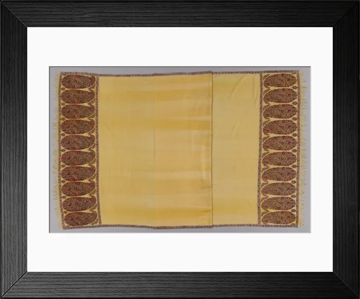 Framed Print : Shawl, before 1815. Creator: Unknown Framed Print : Shawl, before 1815. Creator: Unknown