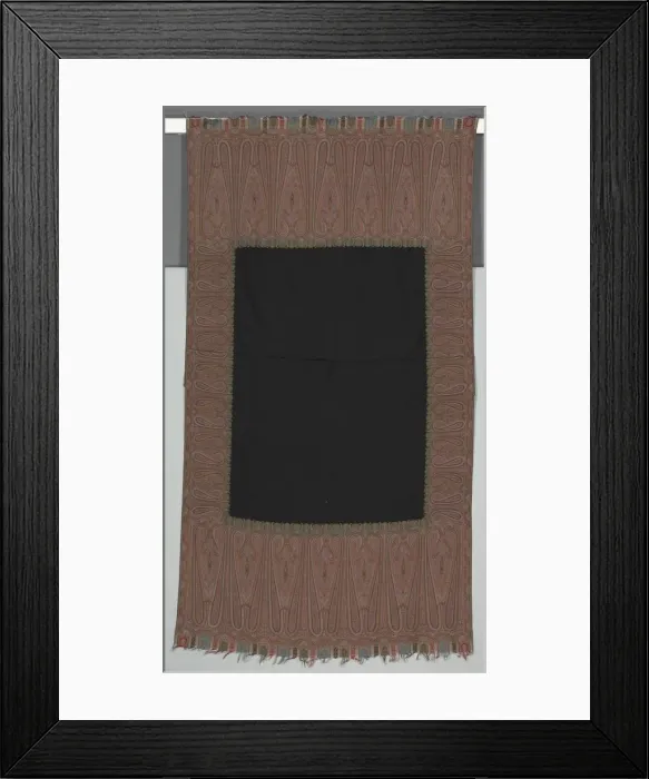 Framed Print : Shawl, c. 1860s. Creator: Unknown Framed Print : Shawl, c. 1860s. Creator: Unknown