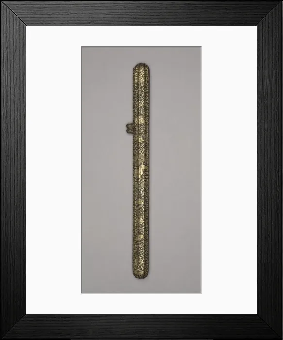 Framed Print : Sheath for a Dagger, c. 1600. Creator: Unknown Framed Print : Sheath for a Dagger, c. 1600. Creator: Unknown