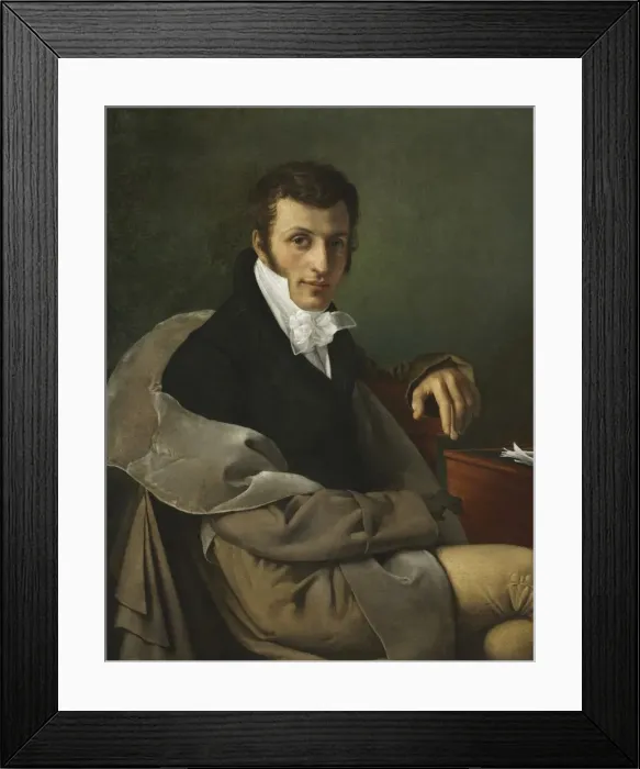 Framed Print : Self-Portrait, c. 1812. Creator: Joseph Paelinck (Belgian, 1781-1839) Framed Print : Self-Portrait, c. 1812. Creator: Joseph Paelinck (Belgian, 1781-1839)