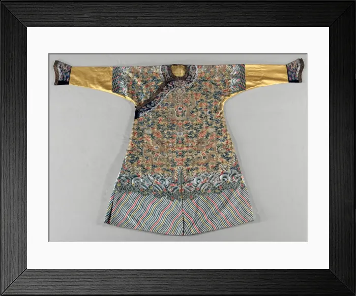 Framed Print : Semi-formal Court Robe (Jifu), late 1700s. Creator: Unknown Framed Print : Semi-formal Court Robe (Jifu), late 1700s. Creator: Unknown