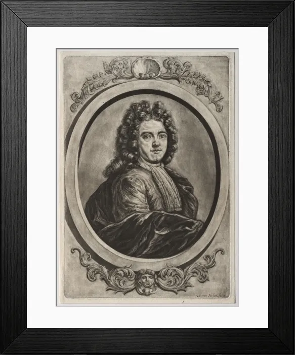 Framed Print : Self-Portrait. Creator: Arnoud van Halen (Dutch, 1673-1732) Framed Print : Self-Portrait. Creator: Arnoud van Halen (Dutch, 1673-1732)