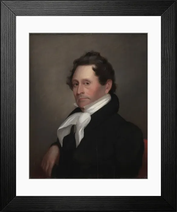 Framed Print : Senator Thomas Hart Benton, 1820s. Creator: Matthew Harris Jouett (American, 1787 / 88-1827) Framed Print : Senator Thomas Hart Benton, 1820s. Creator: Matthew Harris Jouett (American, 1787 / 88-1827)