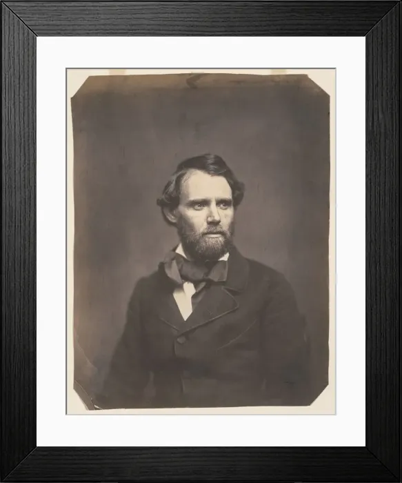 Framed Print : Senator George Ellis Pugh of Ohio, c. 1857. Creator: Whitehurst Studio (American), attributed to