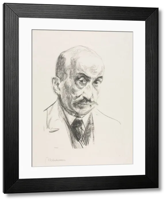 Framed Print : Self-Portrait, 1921. Creator: Max Liebermann (German, 1847-1935) Framed Print : Self-Portrait, 1921. Creator: Max Liebermann (German, 1847-1935)