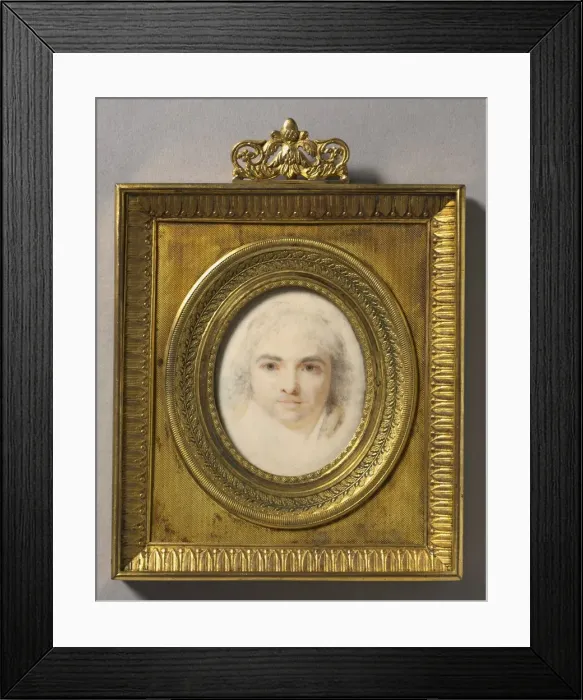 Framed Print : Self-Portrait, c. 1805. Creator: Jean-Baptiste Jacques Augustin (French, 1759-1832) Framed Print : Self-Portrait, c. 1805. Creator: Jean-Baptiste Jacques Augustin (French, 1759-1832)