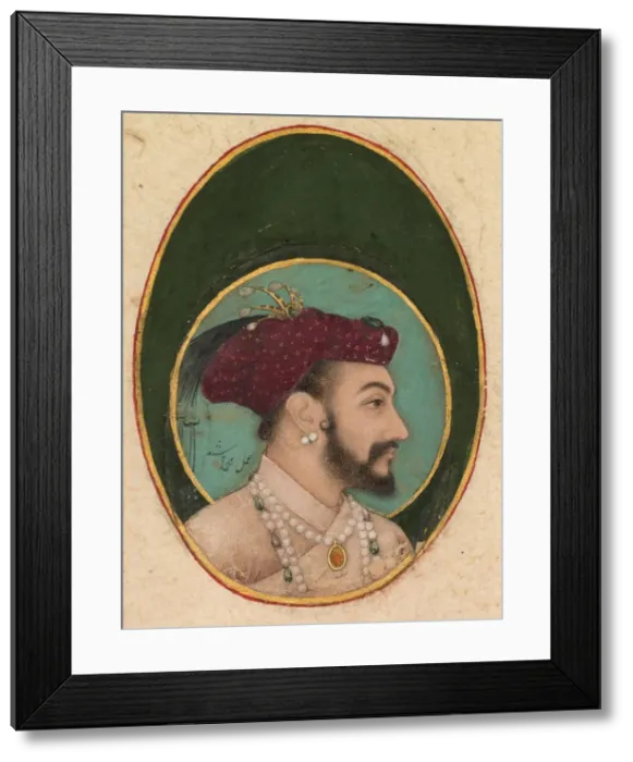 Framed Print : Shah Jahan, c. 1630. Creator: Hashim (Indian, active 1598-c. 1650)