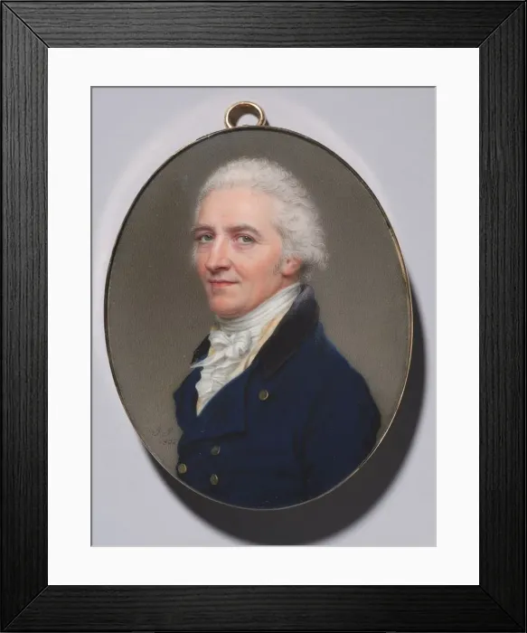 Framed Print : Self-Portrait, 1802. Creator: John I Smart (British, 1741-1811) Framed Print : Self-Portrait, 1802. Creator: John I Smart (British, 1741-1811)