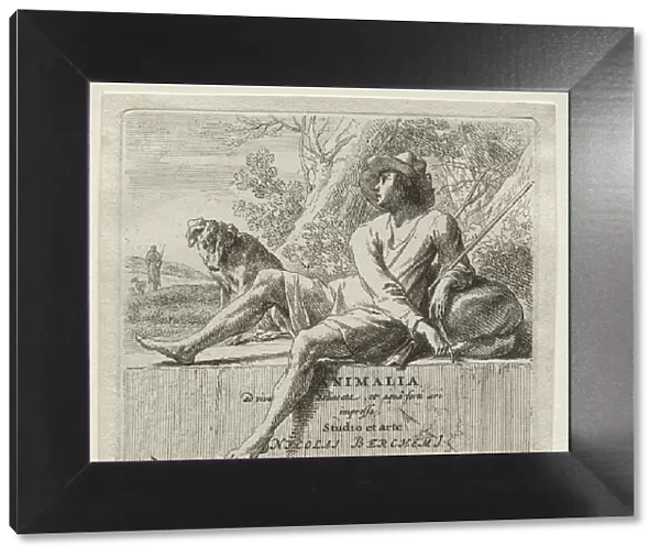 Shepherd and Dog. Creator: Nicolaes Berchem (Dutch, 1620-1683)