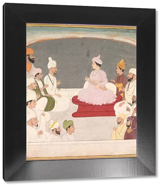 Raja Sansar Chand of Kangra and Courtiers, c. 1783. Creator: Unknown