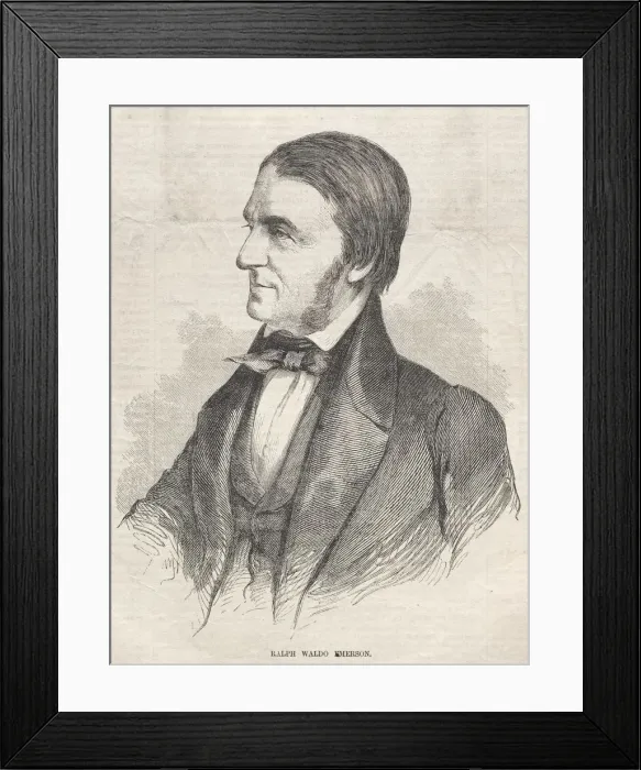 Framed Print : Ralph Waldo Emerson, 1859. Creator: Winslow Homer (American, 1836-1910) Framed Print : Ralph Waldo Emerson, 1859. Creator: Winslow Homer (American, 1836-1910)
