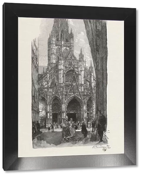 Rouen Illustre: Eglise Saint Maclon, 1896. Creator: Auguste Louis Lepere (French
