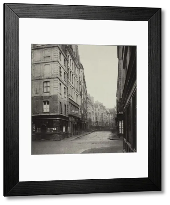 Framed Print : Rue de la Ferronnerie, c. 1865. Creator: Charles Marville (French, 1816-1879) Framed Print : Rue de la Ferronnerie, c. 1865. Creator: Charles Marville (French, 1816-1879)